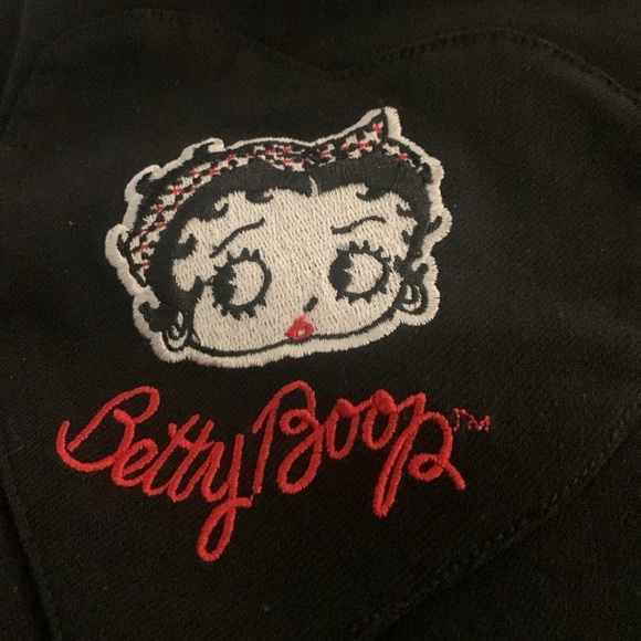 Unique Vintage x Betty Boop Collab Capri pant Black - Picture 2 of 9